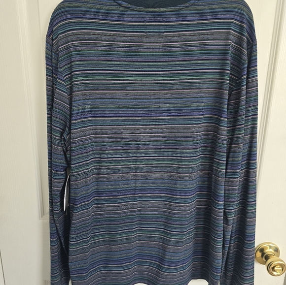 GUESS Men's Multicolor Striped Shirt - Picture 5 of 7